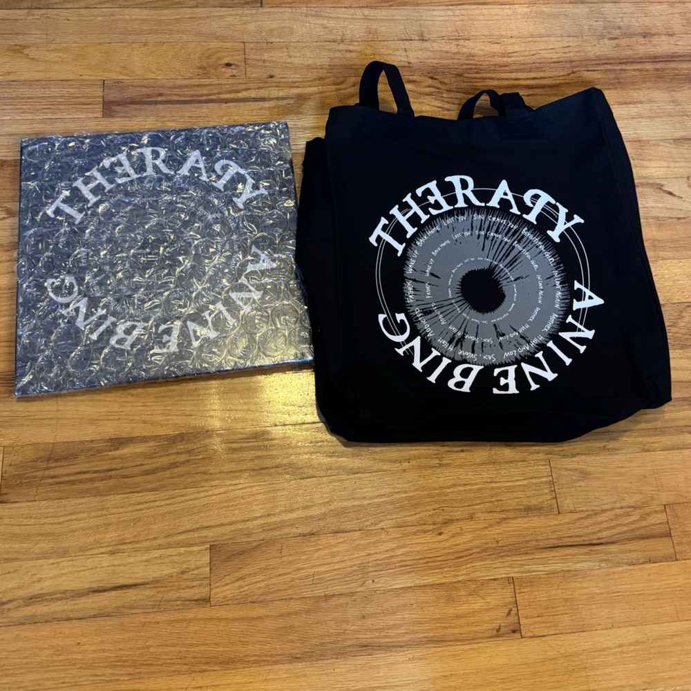 Anine Bing Therapy Vinyl and Tote